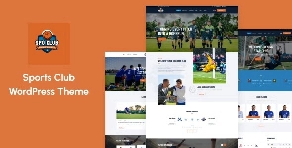 SpoClub – Sports Club WordPress Theme 1.1.1