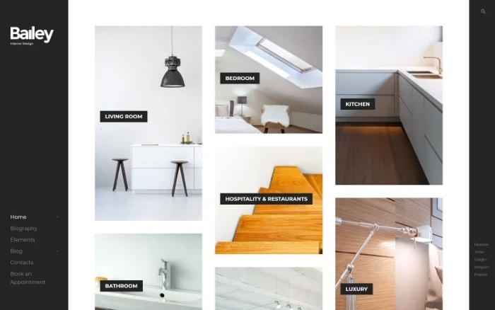 Bailey – Furniture & Interior Design WordPress Theme 1.0.0