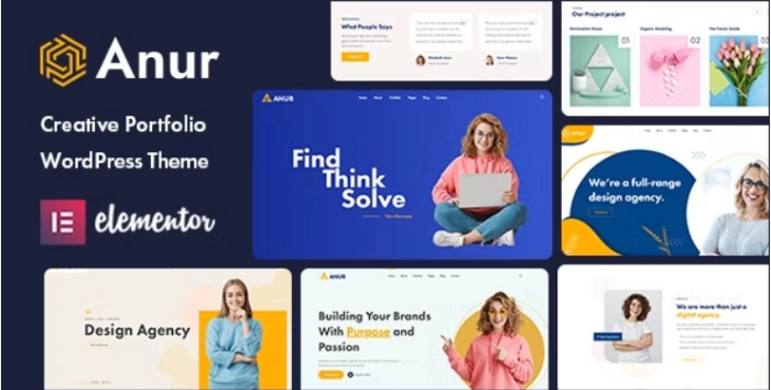 Anur – Portfolio WordPress Theme 1.0.2
