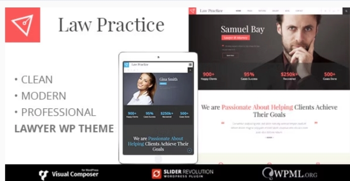 LAWPRACTICE – Lawyer Responsive WordPress Theme 3.5