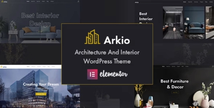 Arkio – Architecture & Interior WordPress Theme 1.0.2