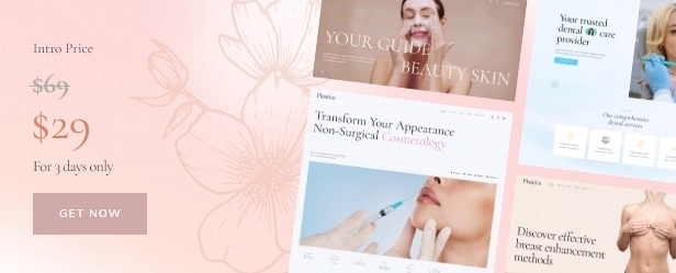 Plastica – Plastic Surgery & Beauty WordPress Theme 1.0.0