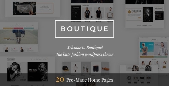 Boutique – Kute Fashion WooCommerce Theme ( RTL Supported ) 2.3.3
