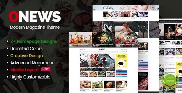 ONews – Modern Newspaper & Magazine Theme WordPress (Mobile Layout Ready) 1.1.3