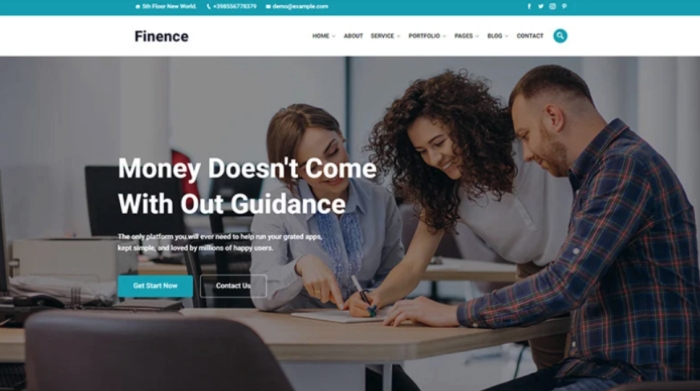 Finence – Financial & Commercial WordPress Theme 1.0.1