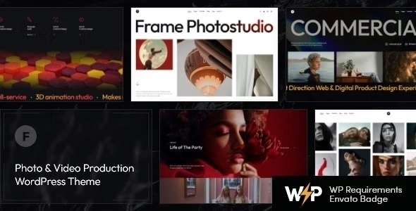 Frame - Photo & Video Production WordPress Theme 1.0.0