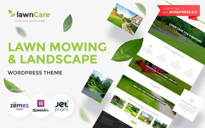 Lawn Care - Lawn Mowing & Landscape WordPress Theme 1.0.1