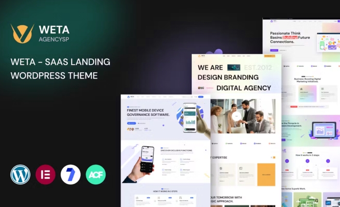 WETA – SaaS Landing WordPress Theme 1.0.0