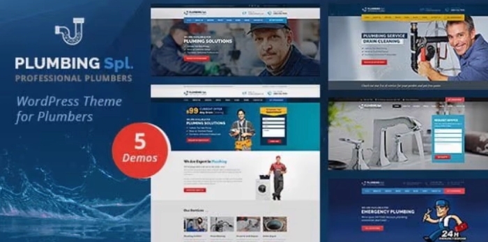 Plumbing Spl – Plumber WordPress Theme 2.3