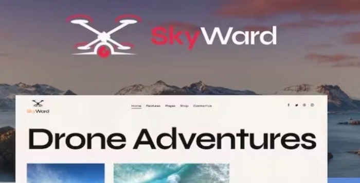 Skyward – Drone Aerial Videography WordPress Theme 1.0.0