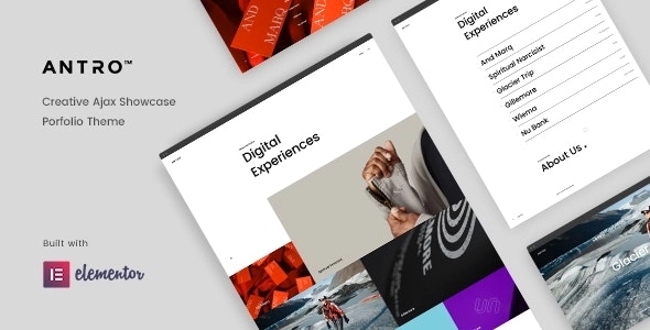 Antro – Creative Portfolio Theme 1.2