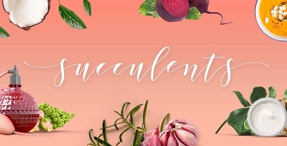Succulents - Healthy Lifestyle and Wellness Theme 1.5
