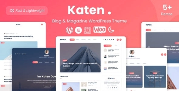 Katen – Blog & Magazine WordPress Theme 1.0.4