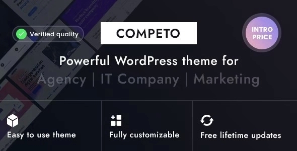 Competo – Marketing & Digital agency WordPress theme 1.0.0