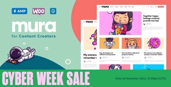 Mura – WordPress Theme for Content Creators 1.6.5