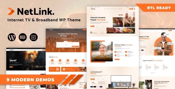 Netlink – Broadband TV & Internet Provider WP Theme 1.0.5