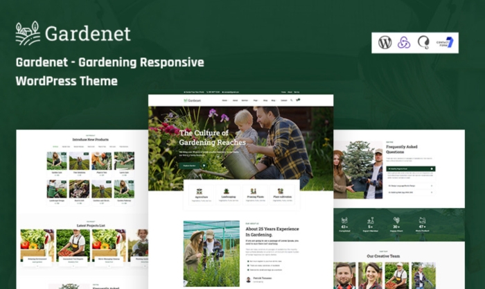 Gardenet – Gardening Responsive WP Theme 1.0.1