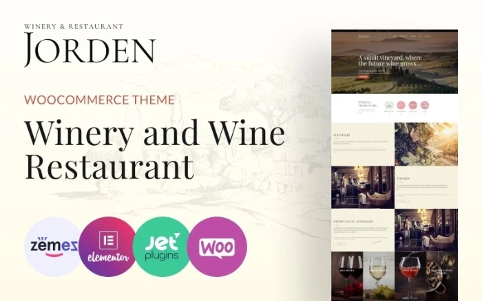 Jorden - Wine & Winery WordPress Theme 1.0.1