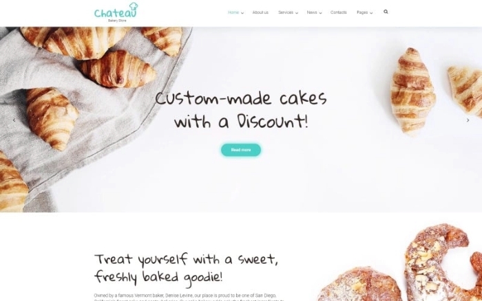 Chateau – Bakery and Receipts WordPress Theme 1.0.0