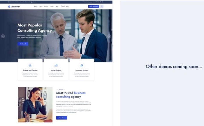 Consultar – Consulting Business WordPress Theme 1.0.2