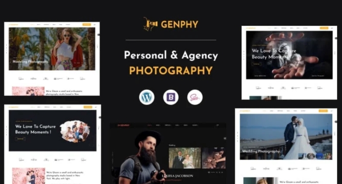 Genphy – Photography WordPress Theme 1.0.0
