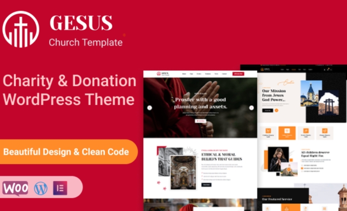 Gesus – Charity & Donation WordPress Theme 1.0.0