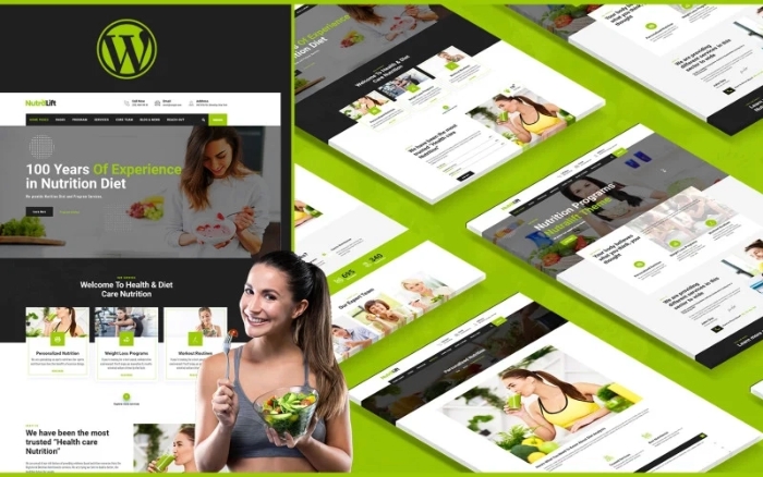 Nutralift – Wellness Nutritionist WordPress Theme 1.0.0