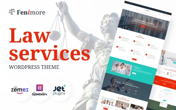 Fenimore – Law Firm WordPress Theme 1.0.1