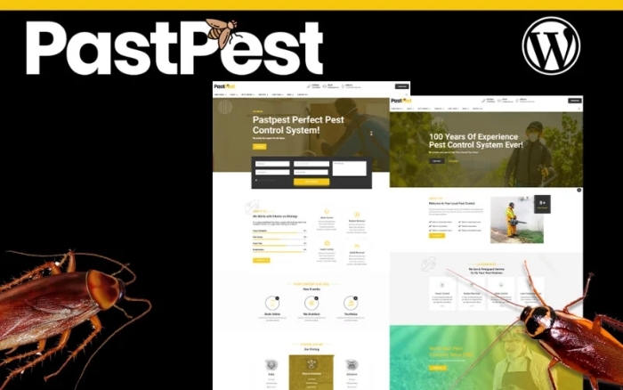 Pastpest – Pest exterminator WordPress Theme 1.0.0