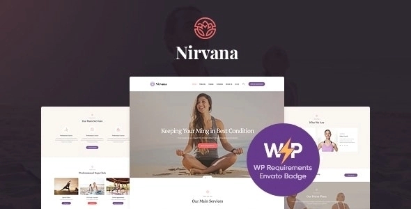 Nirvana – Yoga Studio and Fitness Club WP Theme 2.1