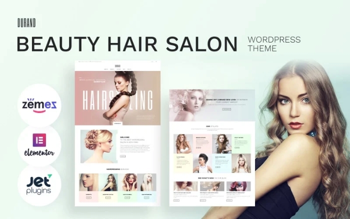 Durand – Beauty & Hair Salon WordPress Theme 1.0.0