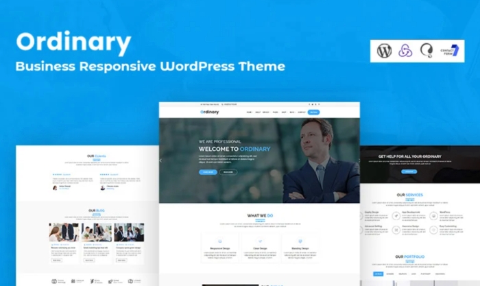 Ordinary – Business Responsive WordPress Theme 1.0.0