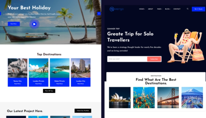 Bamon -Β Travel/Tour Booking Responsive WP Theme 1.0.0