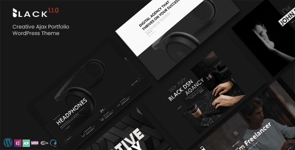 Blackdsn – Creative Ajax Portfolio WordPress Theme 1.1.1
