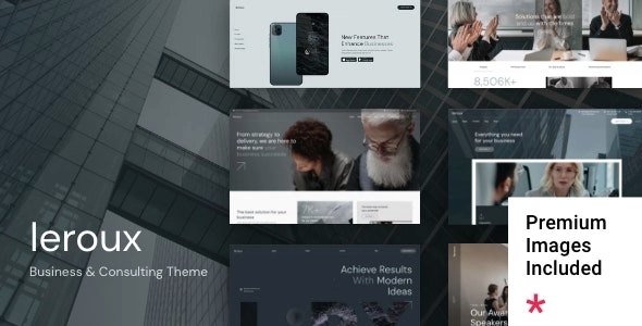 Leroux – Business Consulting WordPress Theme 1.0.2