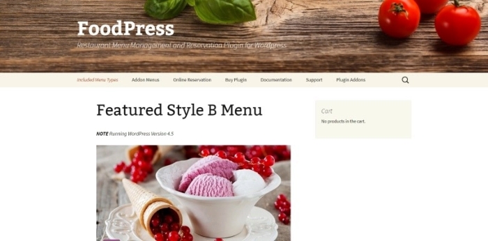 Foodpress ( WordPress Theme For Food Restaurant 1.4.4