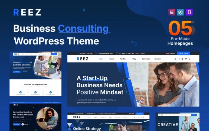 Reez – Business Consulting WP Theme 1.0.0