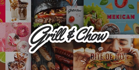 Grill and Chow – Fast Food & Pizza Theme 1.5