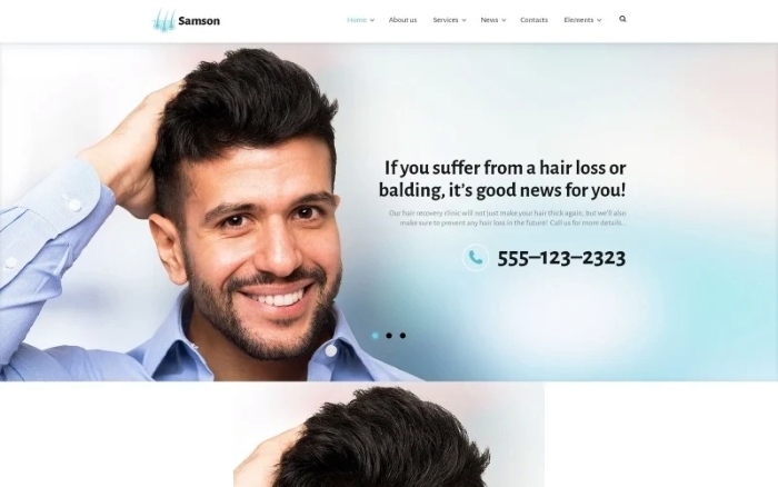 Samson – Hair Recovery Clinic WordPress Theme 1.0.0