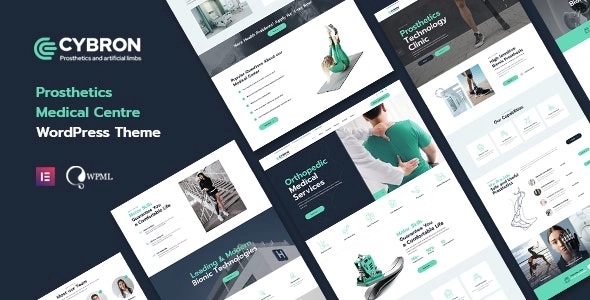 Cybron – Prosthetics Medical Center WordPress Theme 1.0.1