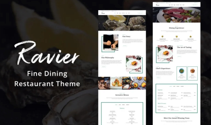 Ravier – Elegant Restaurant WordPress Theme 1.2.7