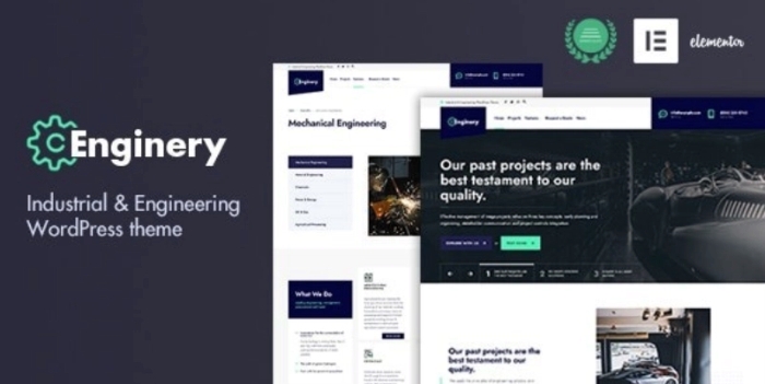 Enginery – Industrial & Engineering WP theme 1.5