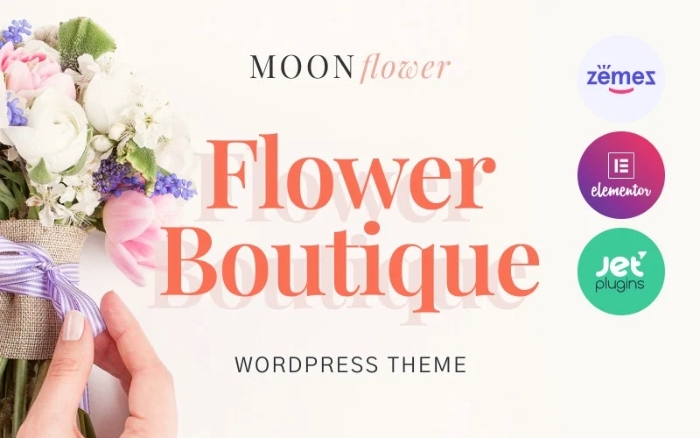 Moon Flower – Flower Shop WordPress Theme 1.0.1