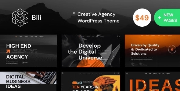 Bili – Creative Agency WordPress Theme 1.1.6