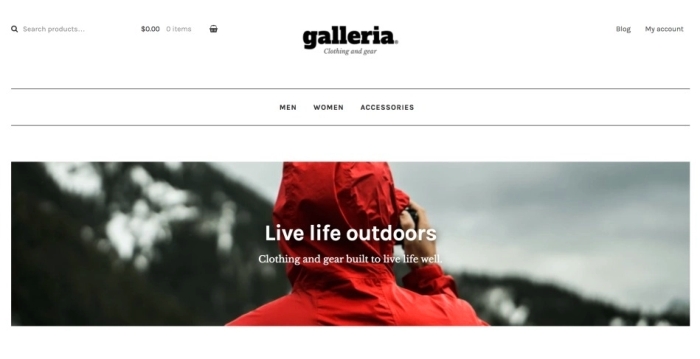 Woocommerce Galleria Storefront Child Theme 2.2.19
