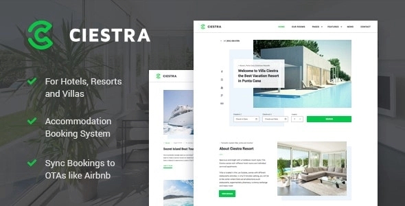 Ciestra – Resort WordPress Theme 1.2.2