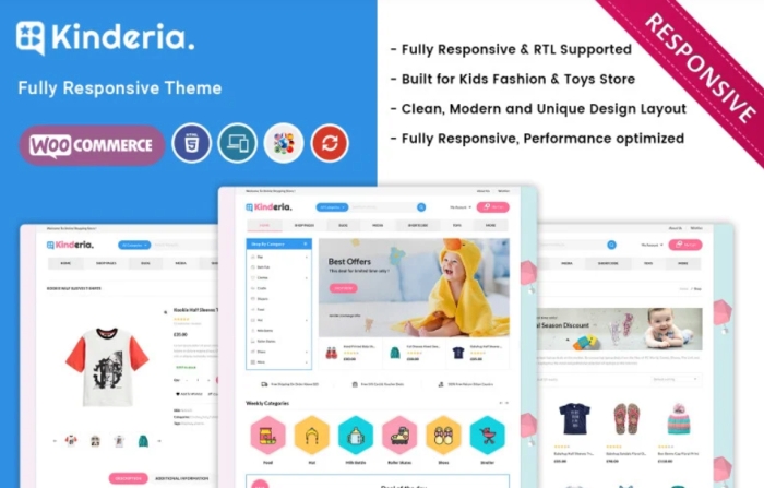 Kinderia - The Mega Kids Fashion Store WooCommerce Theme 1.1.0
