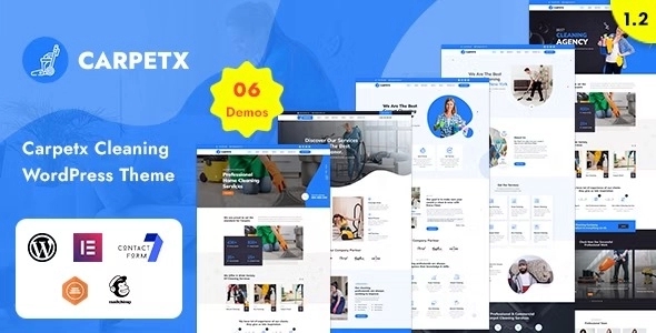 Carpetx Cleaning Services WordPress Theme 1.6