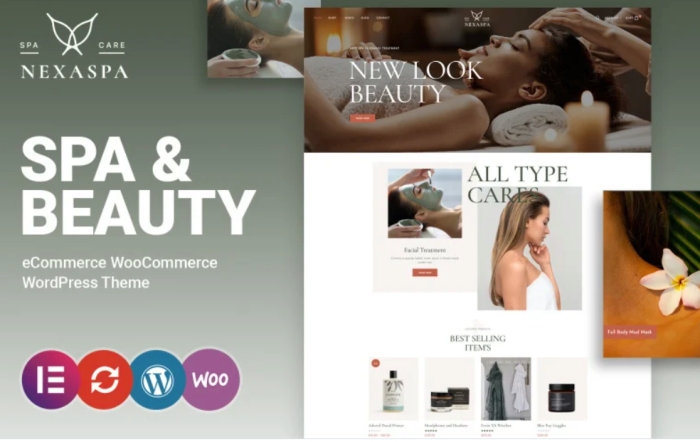 Nexaspa – Spa Cosmetic and Beauty WooCommerce Theme 1.0.0