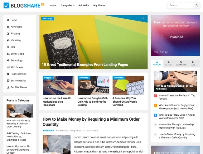 WP Enjoy – BlogShare Pro 1.0.4